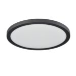 7788/24L MITRA LED SN 537 Светильник пластик/белый/черный LED 24Вт 3000/4000/6500К D300 IP44 CCT/датчик движения NEBULA BLACK