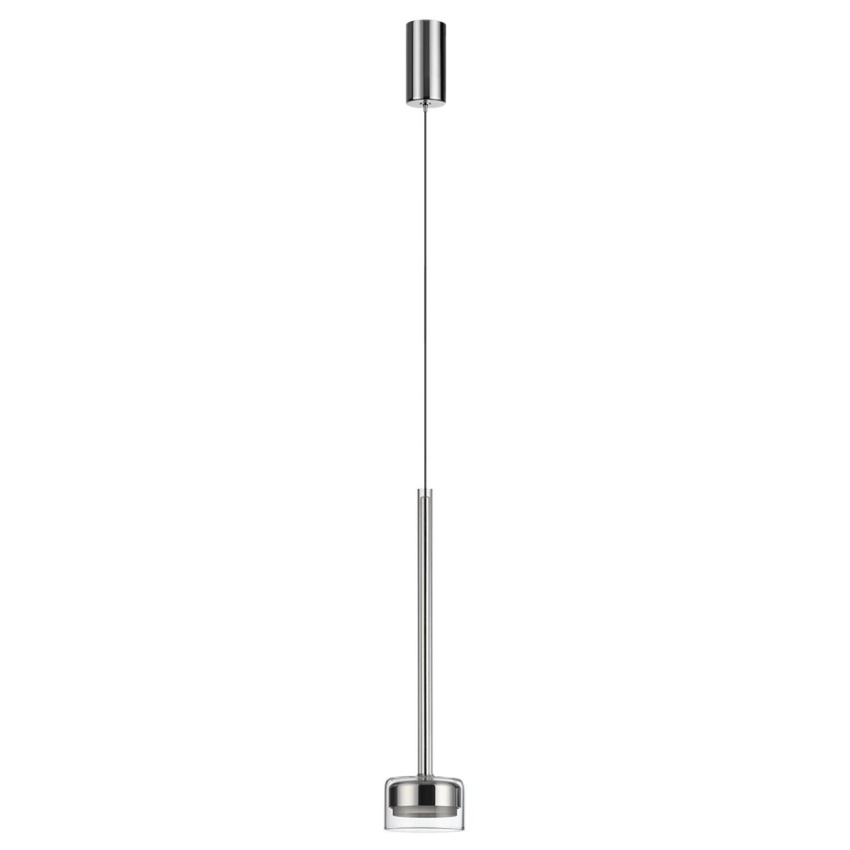 91964758d1663698ca1c34fff898421d 7151/10L HIGHTECH ODL26 347 Подвесной светильник хром/ прозрачное стекло/металл IP20 LED 10W 3000K 220V LASLO — изображение 1