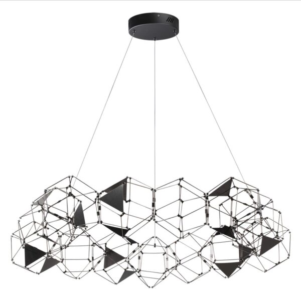 5087/68L L-VISION ODL25 293 черный хром/металл Люстра LED 68W 4000K 3740Лм TRELLIS