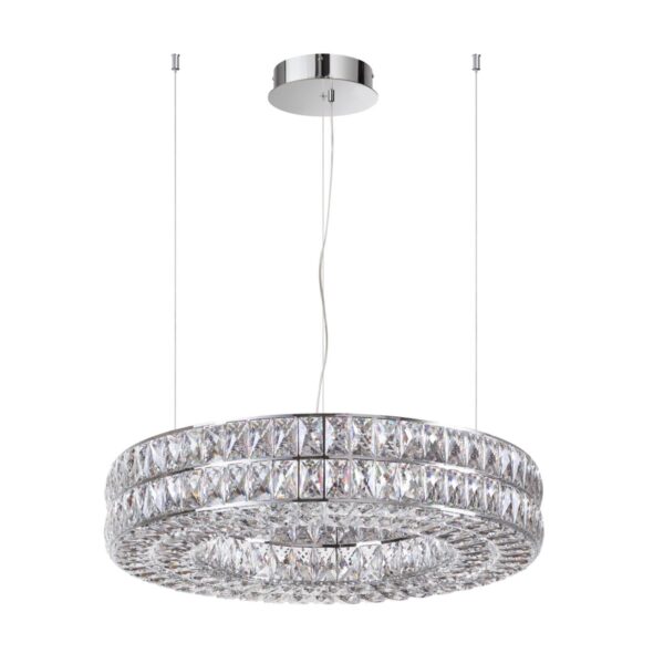 4927/52L L-VISION ODL24 583 хром/металл/хрусталь Люстра LED 52W 4000K 2971Лм PANTA