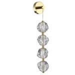 5085/17WL L-VISION ODL25 563 золото/прозрачный/металл/акрил Бра LED 17W 4000K 800Лм JEMSTONE