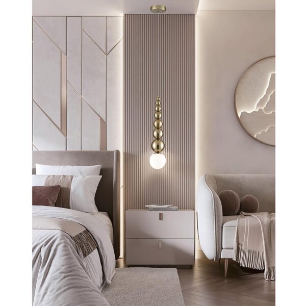 8087/1A MODERNI LN26 384 золото/белый, металл/стекло Подвесной светильник G9 1*20W 220V SOLIDA