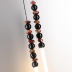 7187/16WL HIGHTECH ODL26 223 Настенный светильник черный/акрил/агат/металл IP20 LED 16W 3500K 220V MONELLA — изображение 3