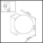 7124/1W NATURE ODL25 671 Фасадный светильник белый/стекло/металл IP65 LED 1*G9 LED*5W 220-240V VIVA — изображение 2