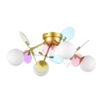 SLE2502-202-04 Светильник потолочный Золотистый/Разноцветный G9 LED 4*5W ВОЛА — изображение 2
