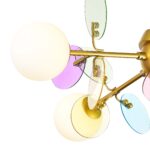 SLE2502-202-04 Светильник потолочный Золотистый/Разноцветный G9 LED 4*5W ВОЛА — изображение 3