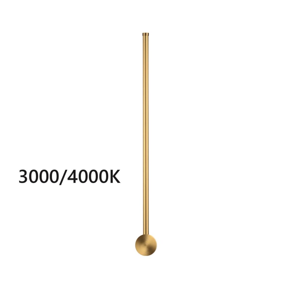 a0c6cb9bc1187dea551a7ef1f9546cf7 4335/12WGP HIGHTECH ODL23 275 золото Настенный светильник IP20 LED 12W 525Лм 3000K/4000K (перекл. ч/з тумблер на драйвере) FILLINI — изображение 1