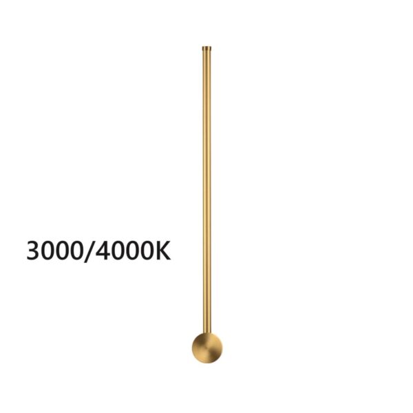 4335/12WGP HIGHTECH ODL23 275 золото Настенный светильник IP20 LED 12W 525Лм 3000K/4000K (перекл. ч/з тумблер на драйвере) FILLINI