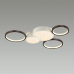 5253/80CL LEDIO LN26 291 белый, черный Люстра потолочная диммир. с ДУ LED 80W 220V NORBERT — изображение 3