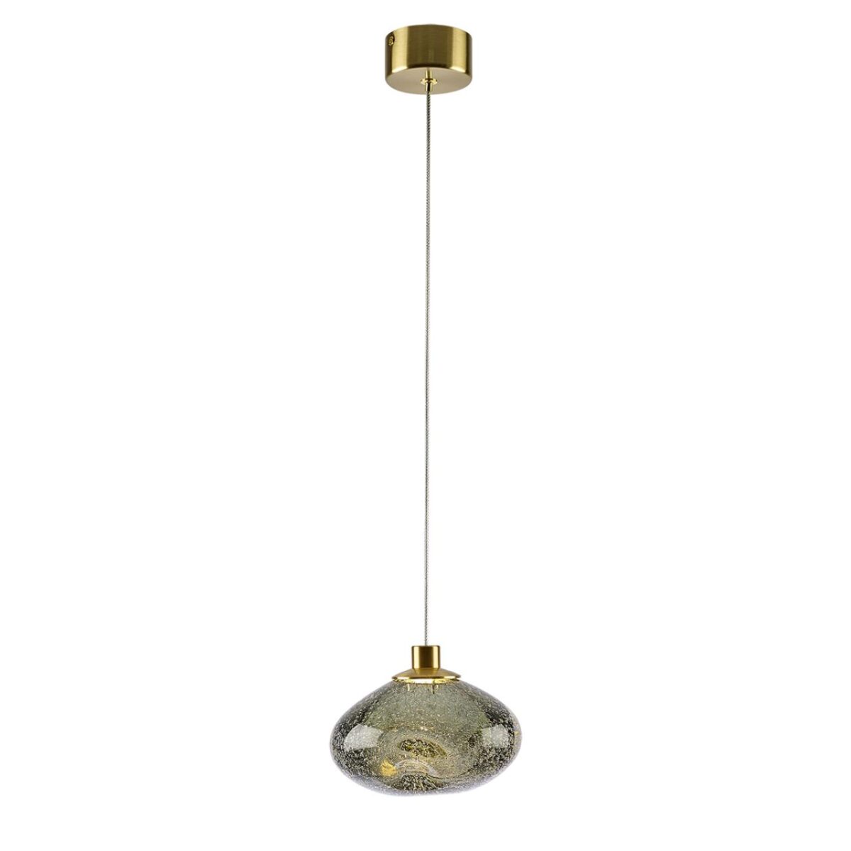 7045/4L L-VISION ODL25 249 Подвесной светильник зеленый/бронз/металл/стекло IP20 LED 4W 3000K 220V MELA — изображение 1