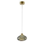 7045/4L L-VISION ODL25 249 Подвесной светильник зеленый/бронз/металл/стекло IP20 LED 4W 3000K 220V MELA