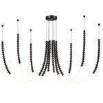 7149/70L HIGHTECH ODL26 221 Подвесной светильник черный/акрилл/металл IP20 LED 70W 4300Лм 3500K 300° 220V MONELLA — изображение 2