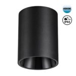 359423 OVER NT24 430 черный Светильник накладной влагозащищённый IP54 LED 15W 170-265V 4000К 1350Лм RECTE