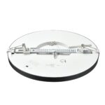 7788/24L MITRA LED SN 537 Светильник пластик/белый/черный LED 24Вт 3000/4000/6500К D300 IP44 CCT/датчик движения NEBULA BLACK — изображение 3