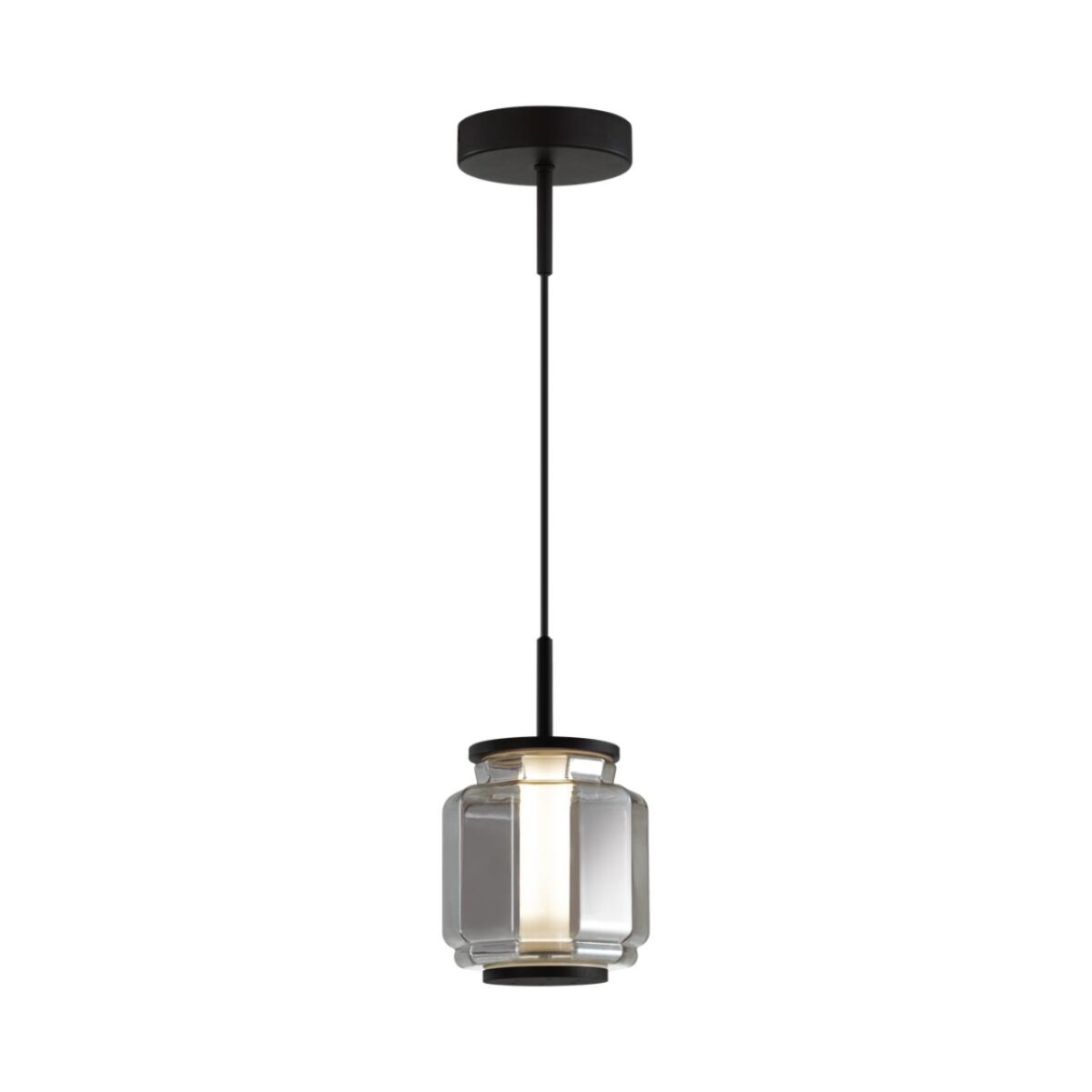 5408/5L HIGHTECH ODL_EX24 103 черный/дымчатый/металл/стекло/акрил Подвесной светильник LED 5W 3000K 304Лм JAM — изображение 3