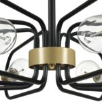 8058/8C COMFI LN24 000 черный, медь/ металл/ Люстра потолочная E27 8*60W 220V ALMIRA — изображение 3