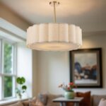 8287/7 PROVENCE LN26 185 золотой/бежевый, металл/текстиль Люстра потолочная Е14 7*40W 220V KORTNI — изображение 2