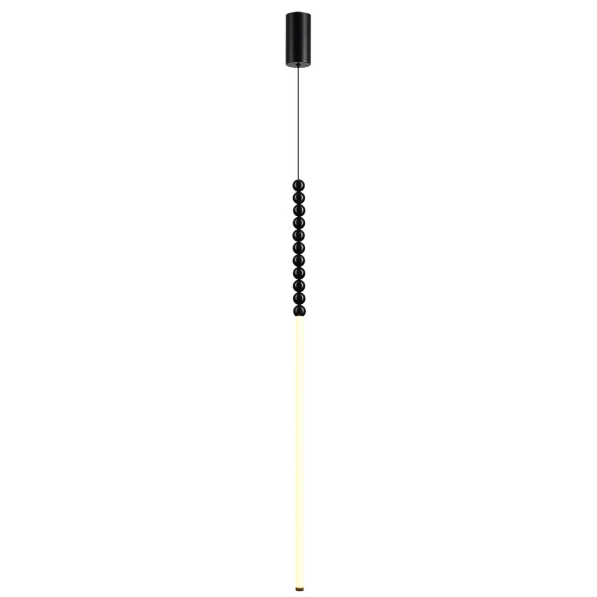 7149/12L HIGHTECH ODL26 223 Подвесной светильник черный/акрилл/металл IP20 LED 12W 800Лм 3500K 300° 220V MONELLA — изображение 2