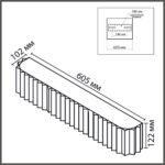 8328/6W MODERNI LN26 425 белый/серый, металл/текстиль/пластик Бра E14 LED 6*10W 220V GOFERA