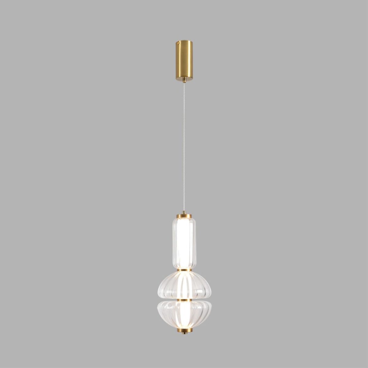 8325/28L LEDIO LN26 377 бронза/прозрачный, металл/стекло Подвес LED 13W 4000K 220V TAISHA — изображение 3