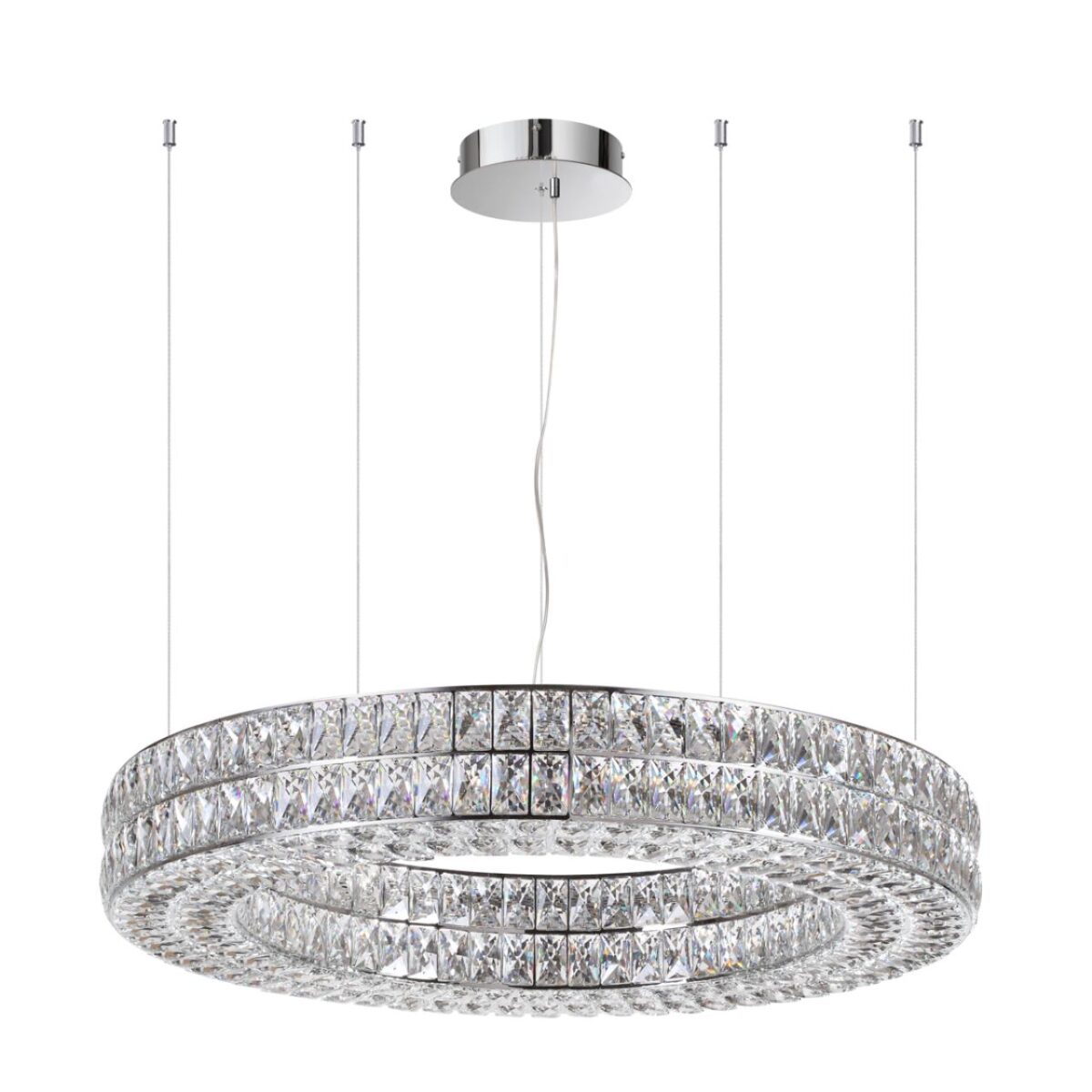 bb26dae07bf16d5ff4aaa58a23800186 4927/98L L-VISION ODL24 583 хром/металл/хрусталь Люстра LED 98W 4000K 5850Лм PANTA — изображение 1