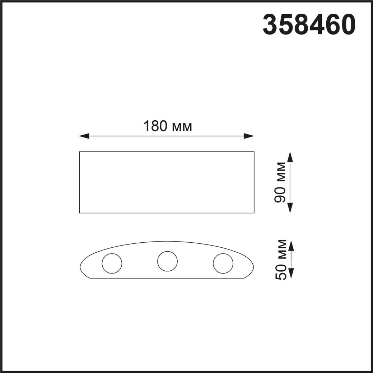 358460 STREET NT20 736 темно-серый  Ландшафтный настенный светильник IP54 LED 4000K 6W 85-265V CALLE — изображение 2