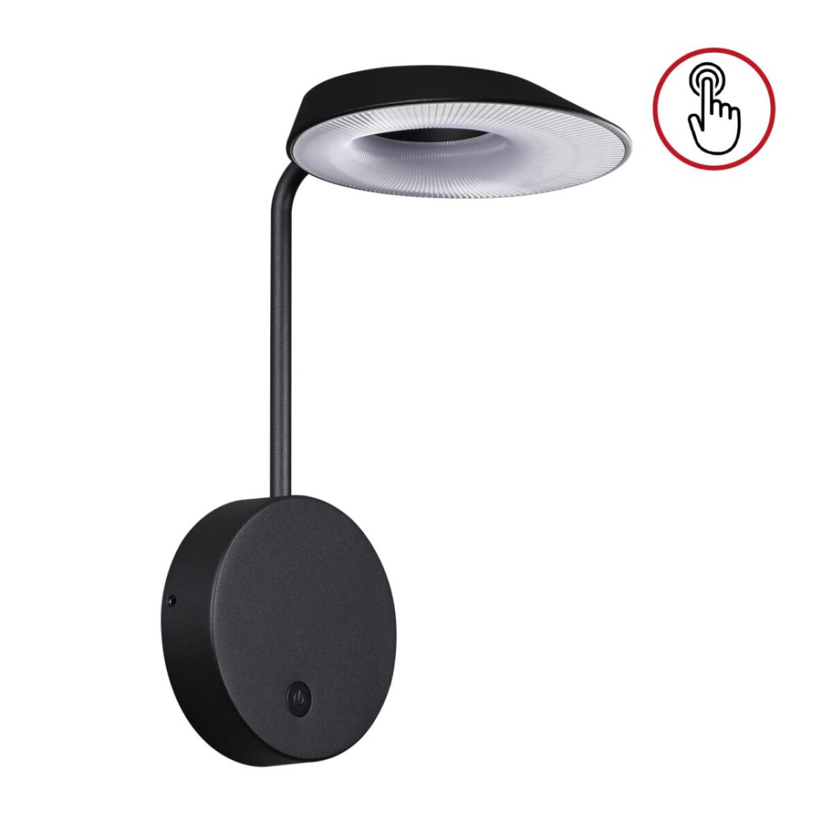 bb90f78e8057a1696b67a1e1ce02afb3 359406 STREET NT24 688 черный Светильник ландшафтный настенный с выключателем-диммером IP54 LED 4W 220-240V 4000K 400Лм ELEGANCE — изображение 1