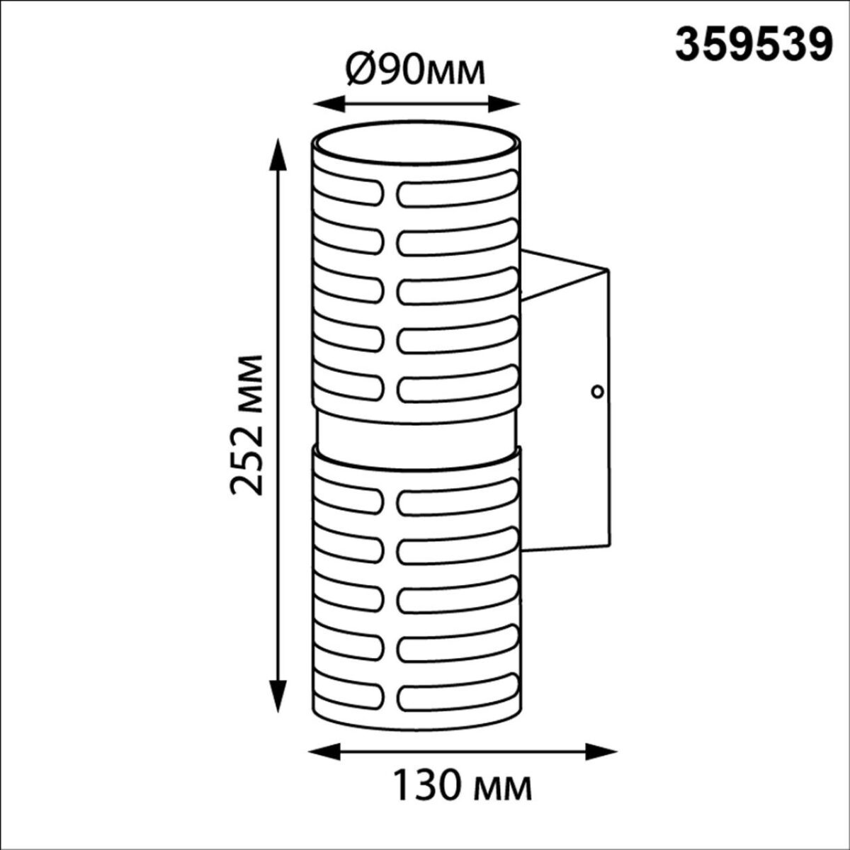 359539 STREET NT25 638 коричневый Светильник ландшафтный настенный IP65 LED 2*5W 3000К 100-240V NETZ — изображение 3