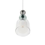 8292/1A MODERNI LN26 367 хром/белый/прозрачный, металл/стекло/хрусталь Подвес E27 1*60W 220V GANNA — изображение 3