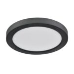 7788/12L MITRA LED SN 537 Светильник пластик/белый/черный LED 12Вт 3000/4000/6500К D170 IP44 CCT/датчик движения NEBULA BLACK