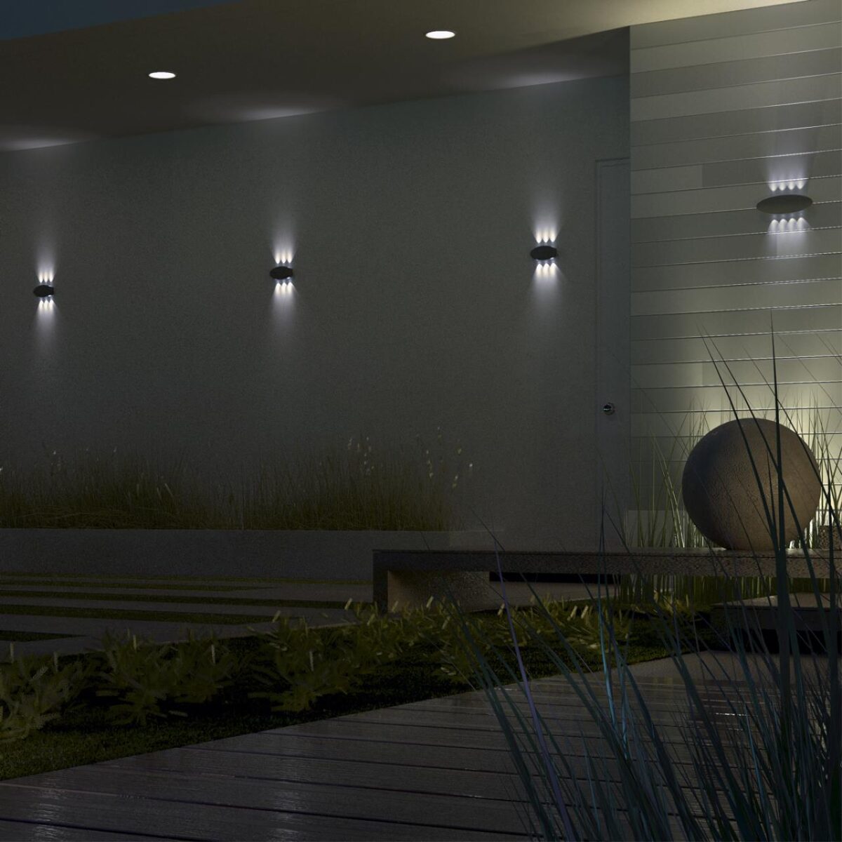 358563 STREET NT21 734 темно-серый Ландшафтный настенный светильник IP54 LED 4000K 6W 85-265V CALLE — изображение 2
