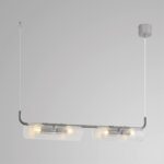 8258/4 SUSPENTIONI LN26 286 серебро/прозрачный, металл/стекло Подвес G9 4*20W 220V TORONTO — изображение 3