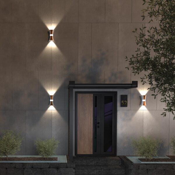 358937 STREET NT22 730 белый/золото Светильник ландшафтный светодиодный IP54 LED 4000К 12W 85-265V CALLE