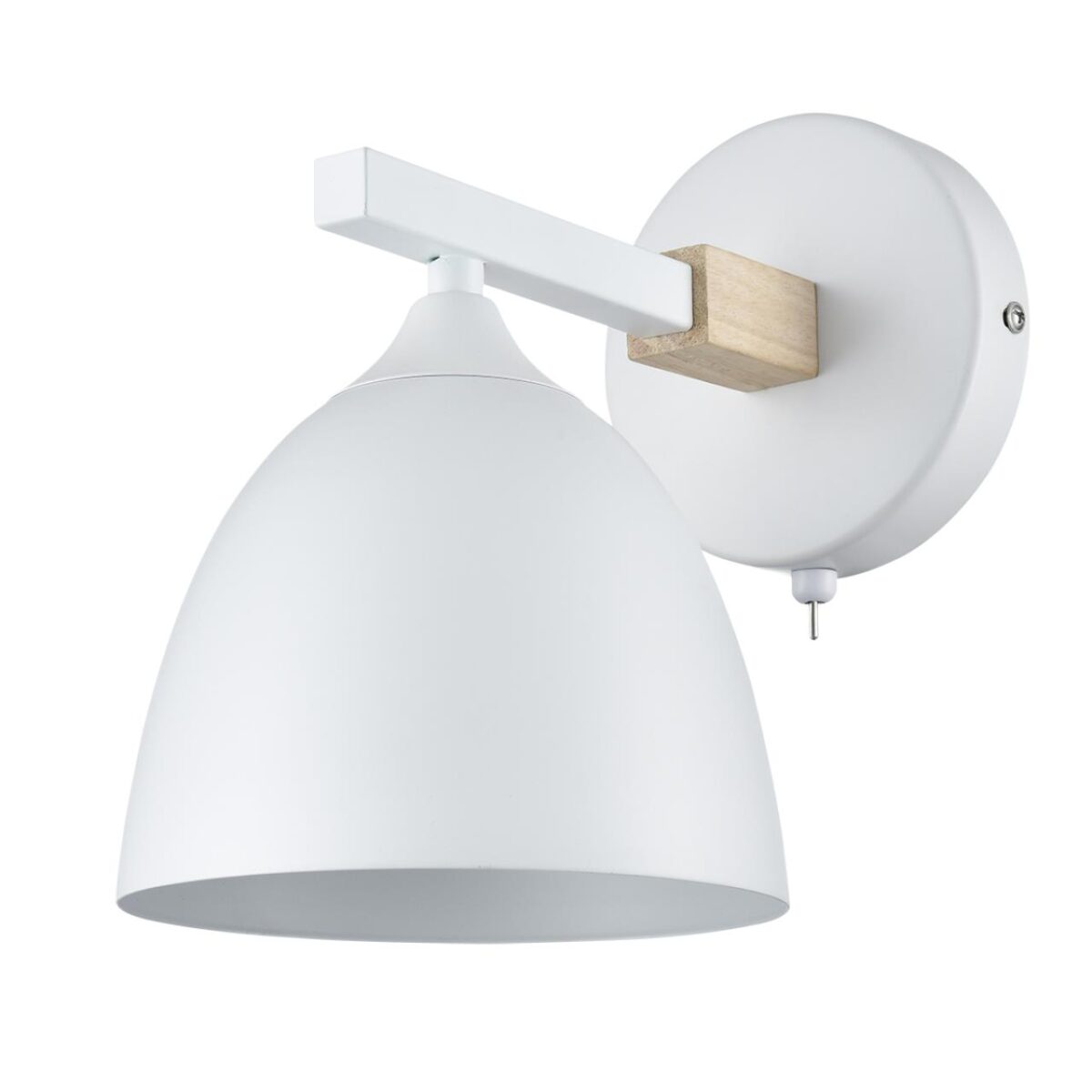 8095/1W MODERNI LN26 340 белый/белый металл, дерево/металл Бра Е27 1*60W 220V COLANGE — изображение 1