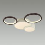 5253/64CL LEDIO LN26 291 белый, черный Люстра потолочная диммир. с ДУ LED 64W 220V NORBERT — изображение 3