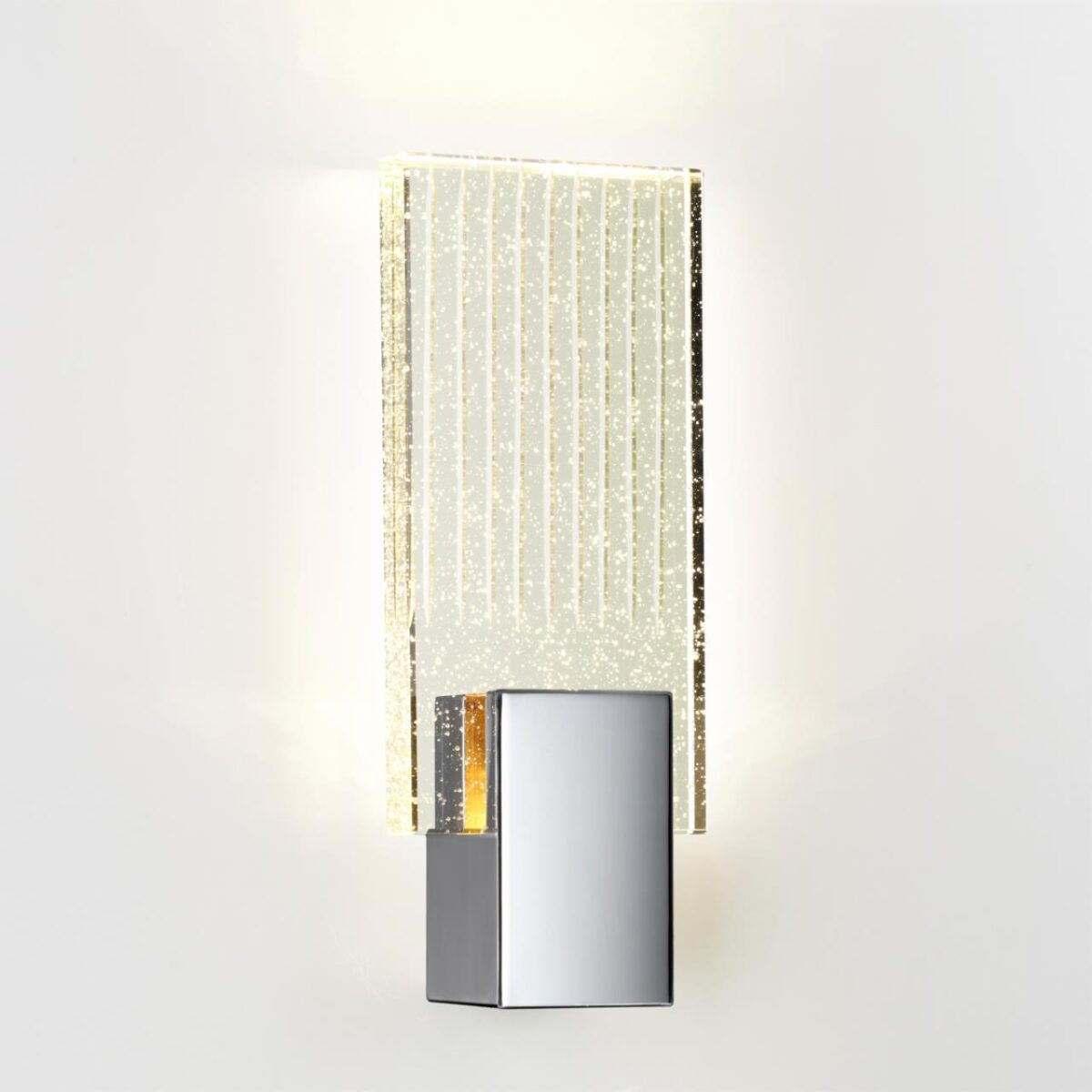 4363/5WL HIGHTECH ODL23 433 хром полированный/металл/стекло Настенный св-к IP20 LED 5W 261Лм 3000K RICCI — изображение 2
