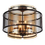 8007/6C MODERNI LN26 296 черный/черный, золотой металл/металл, стекло Люстра потолочная Е14 6*40W 220V ZARINA — изображение 3