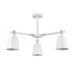 8097/3C MODERNI LN26 342 белый/белый металл, дерево/металл Люстра потолочная Е27 3*60W 220V ROSALINA