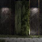 7040/22WL NATURE ODL25 679 черный/металл Фасадный поворотный на 180° светильник IP65 LED 22W 3000K 24° 1670ЛмAC220-240V GRAZE — изображение 2