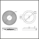 7752/18L MITRA LED SN 535 Светильник пластик/белый LED 18Вт 4000K D320 IP54 QUANTUM — изображение 2