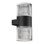 359292 STREET NT24 720 черный Светильник ландшафтный настенный IP65 LED 14W 4000K 175-265V ESTIMA