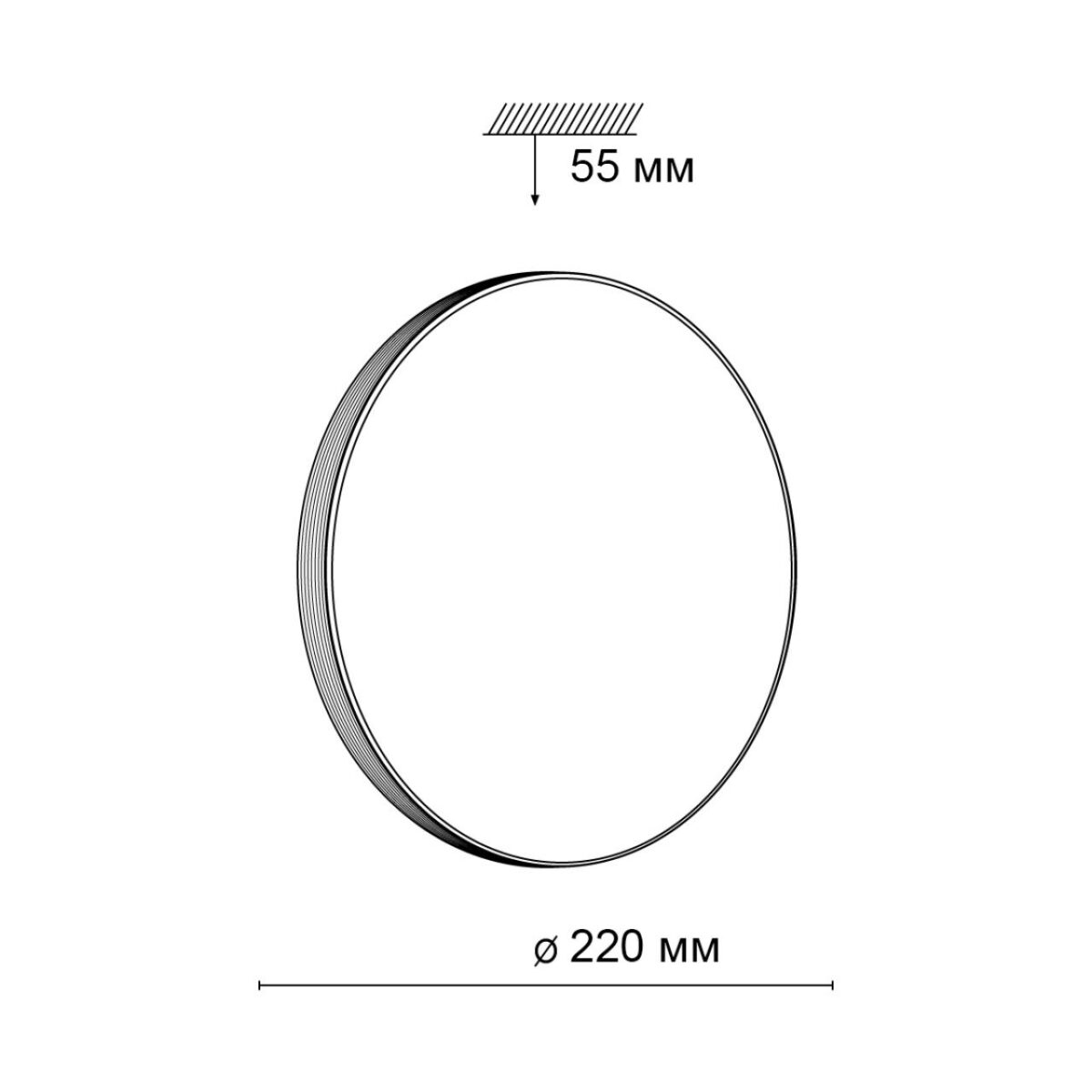 3050/AL MINI SN 208 Светильник пластик/белый LED 12Вт 4000К D220 IP43 SMALLI — изображение 1