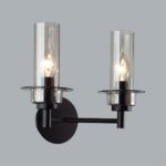 6555/2W CLASSI LN26 100 черный/дымчатый/металл/стекло Бра E14 2*40W 220V MADONNA — изображение 3