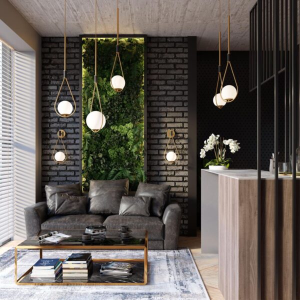 4810/1 PENDANT ODL21 415 золтой/черный/белый Подвес E14 1*40W FLARI