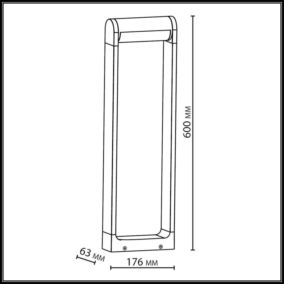 7118/12GL NATURE ODL25 667 Ландшафтный светильник коричневый/металл IP65 LED 12W 900Лм 3000K 120° 220-240V TWINSET — изображение 2