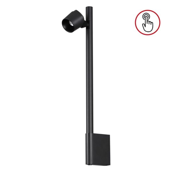 359313 OVER NT24 354 черный Светильник настенный диммируемый (выключатель) IP20 LED 7W+7W 4000K 220-240V FERMO