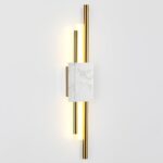 4359/10WL MIDCENT ODL23 175 белый мрамор/золотистый металл Настенный светильник IP20 LED 10W 655Лм 3000K MARMI — изображение 2