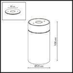 7132/7CL HIGHTECH ODL26 325 Потолочный светильник черный/металл IP20 LED 7W 525Лм 3000K 36° 220-240V TURNO