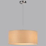 8250/3 MODERNI LN26 527 никель/бежевый, металл/текстиль Подвес Е27 3*60W 220V NIKKI — изображение 3