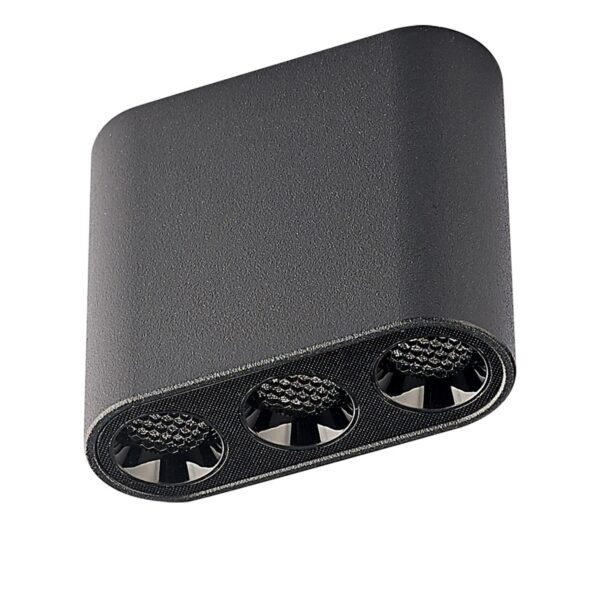 7092/8CL HIGHTECH ODL25 335 Потолочный светильник черный/металл/акрил IP20 LED 5W 380Лм 3000K 220V SMALL